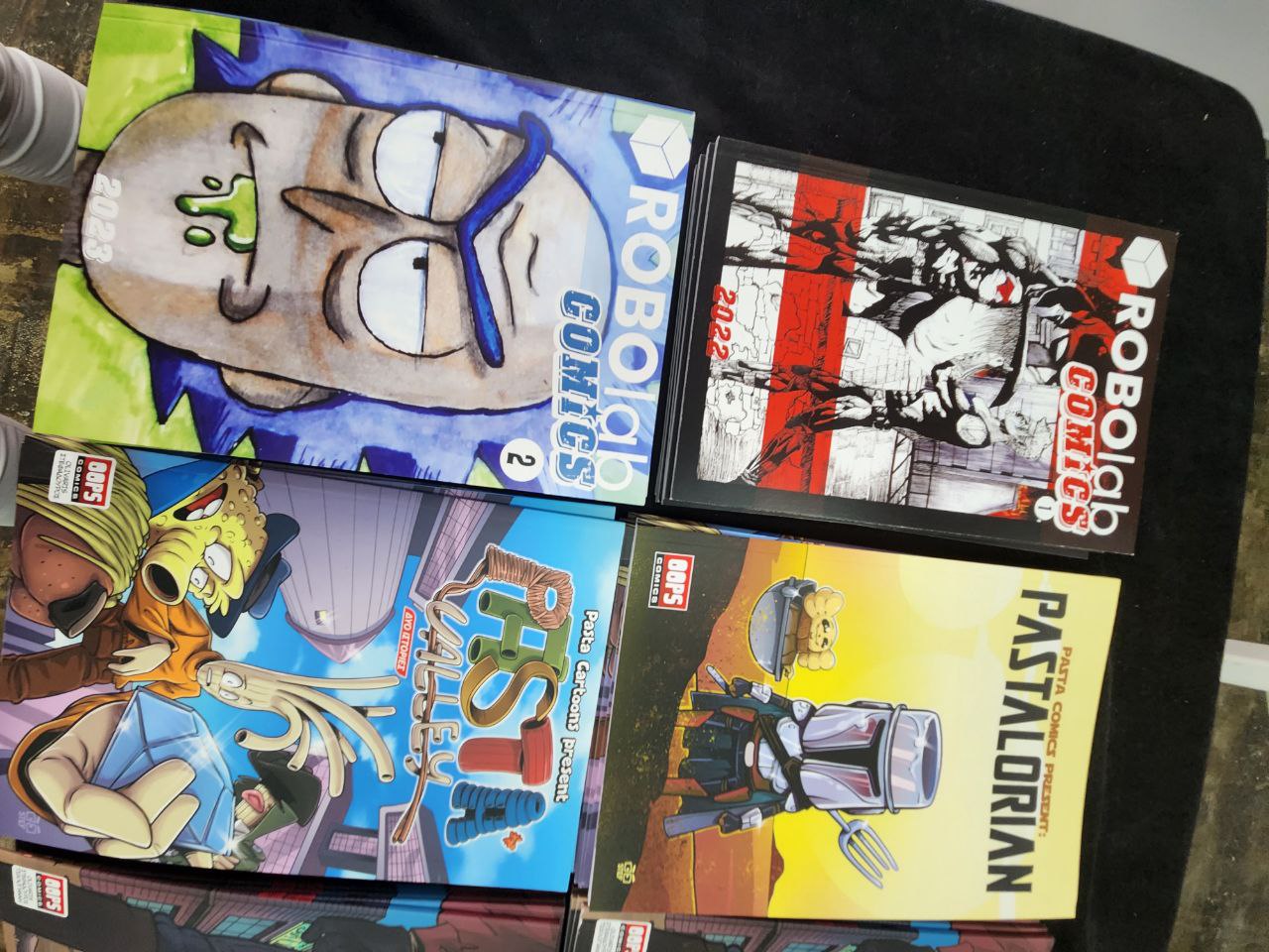 Каталоги RoboLab Comics с работами учеников