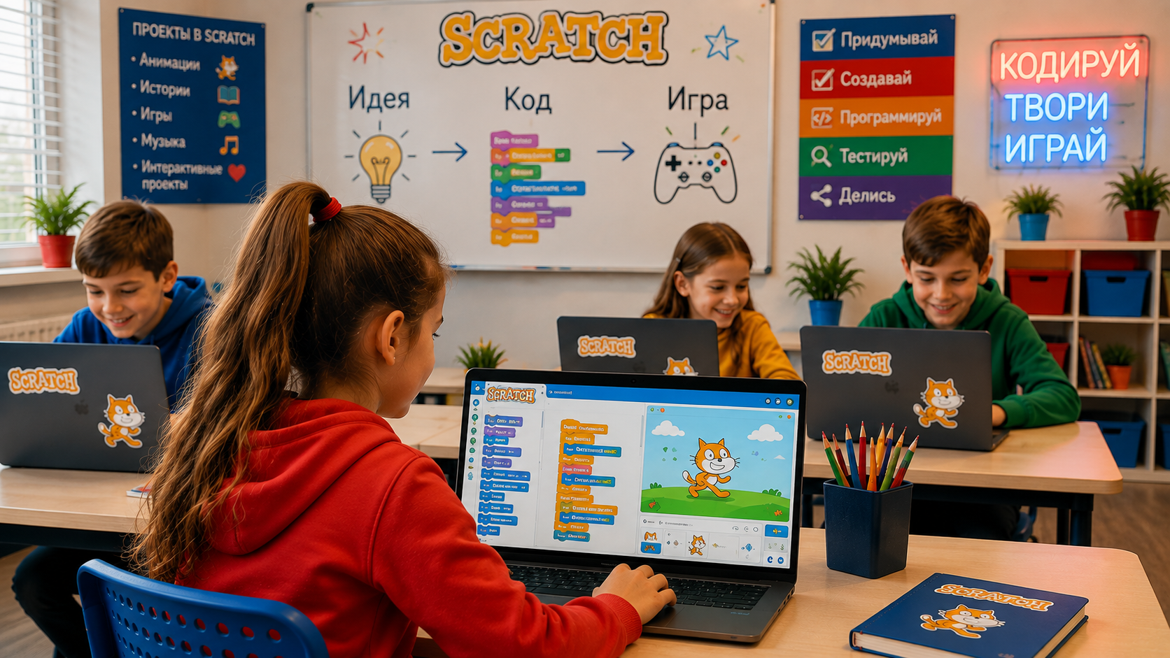 Визуальное программирование на Scratch