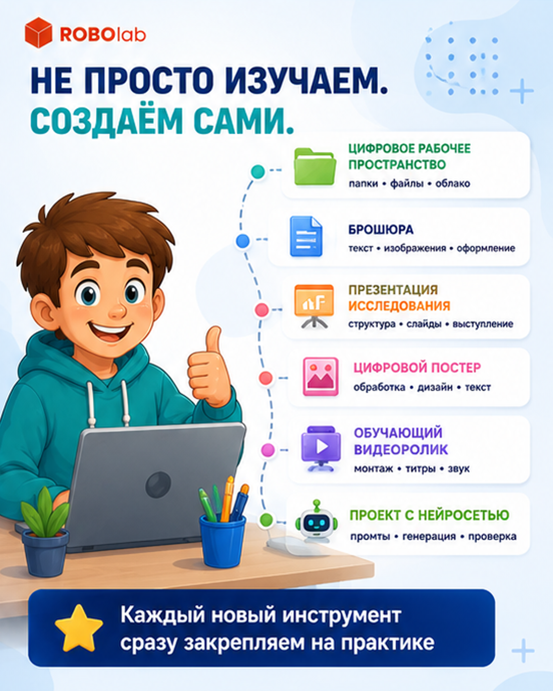 Не просто изучаем — создаём сами
